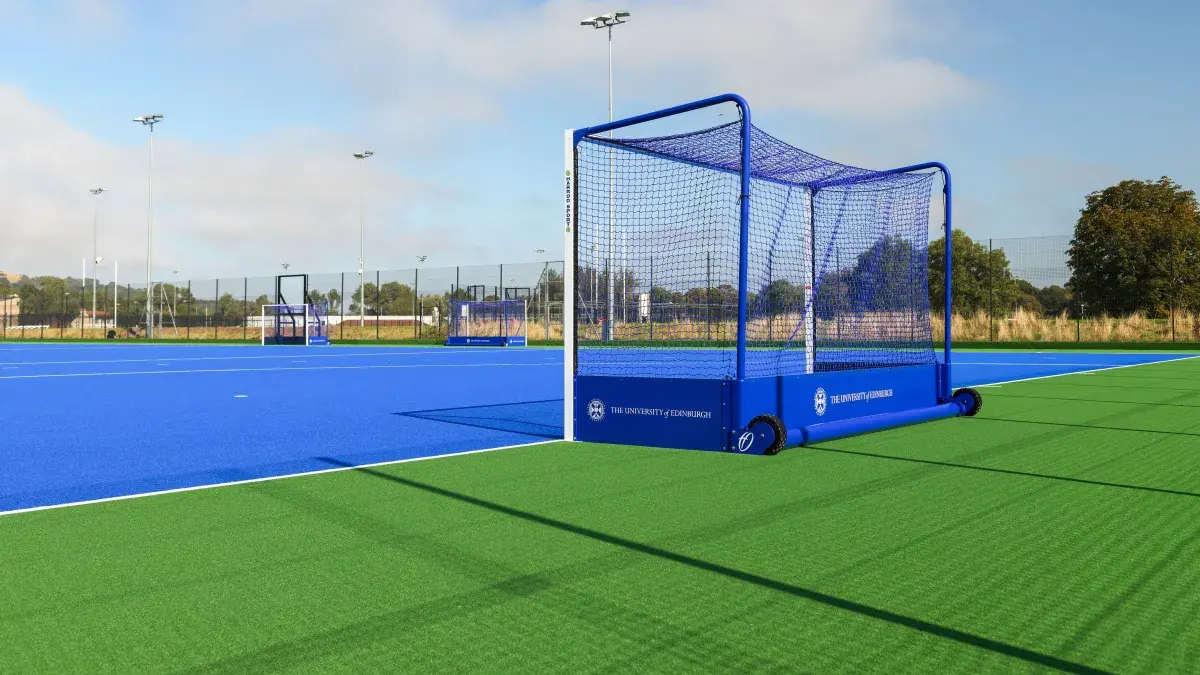 Hockey goals on new pitch