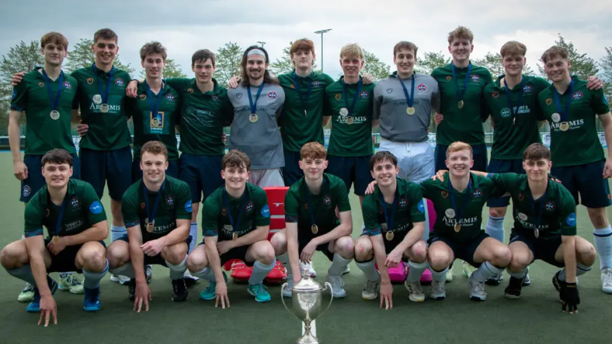 Men's Hockey 1s with Trophy
