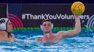 Image of Murray Dickson Playing waterpolo