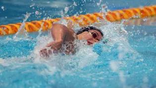 Ciara Schlosshan Swimming in Scottish Open race