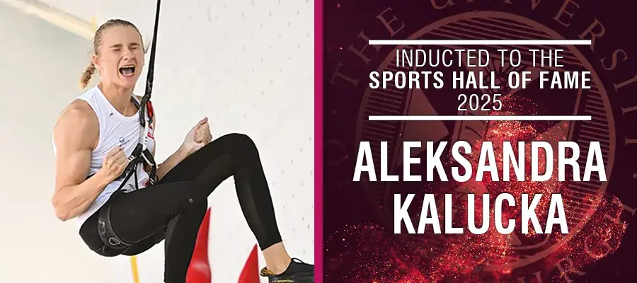 Image of Aleksandra Kalucka with text reading Hall of Fame 2025