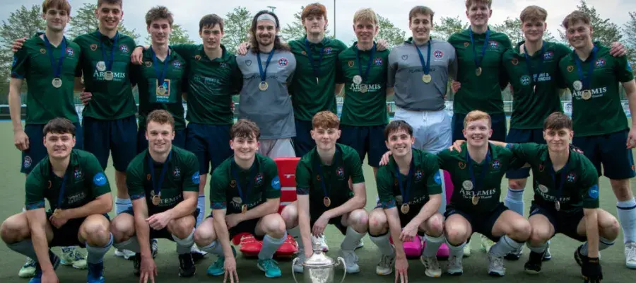 Men's Hockey 1s with Trophy