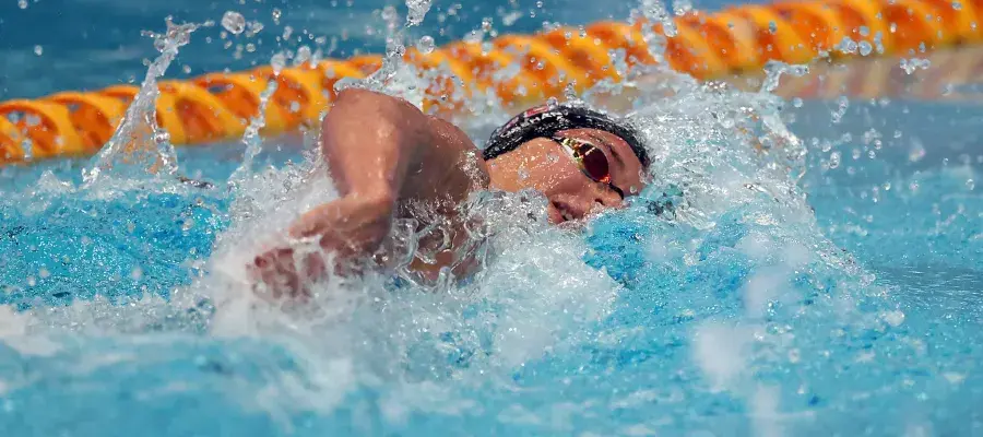 Ciara Schlosshan Swimming in Scottish Open race