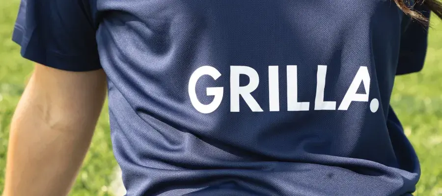 Blue tshirt with Grilla logo
