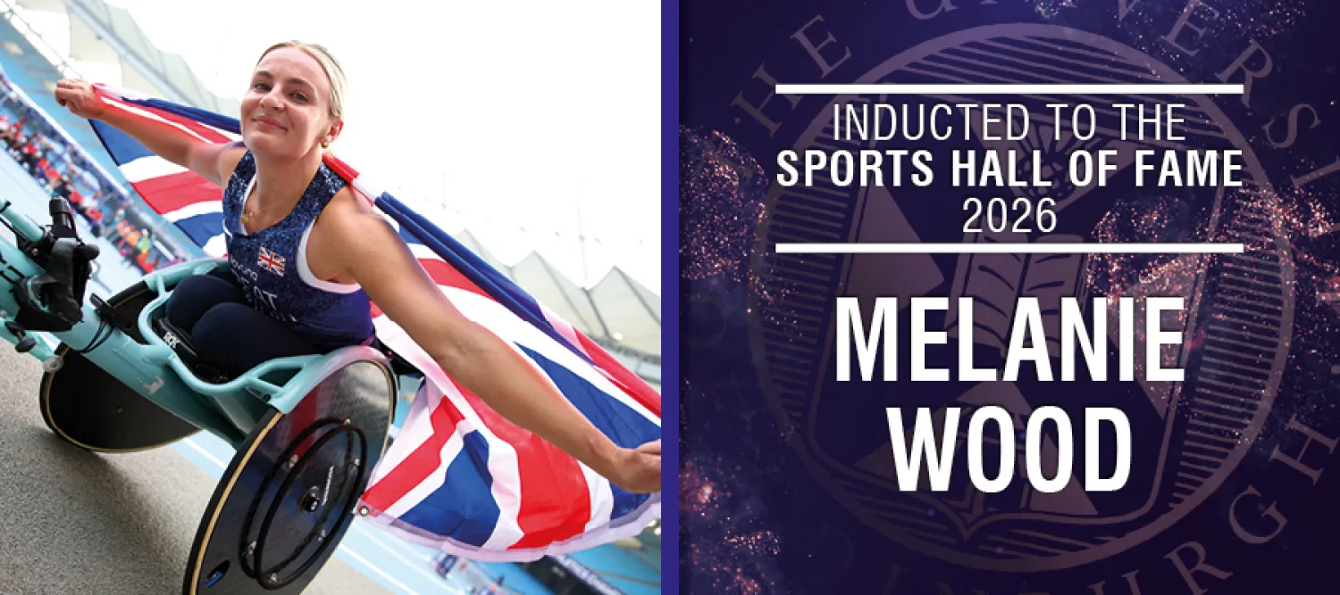 image of wheelchair racer text melanie woods