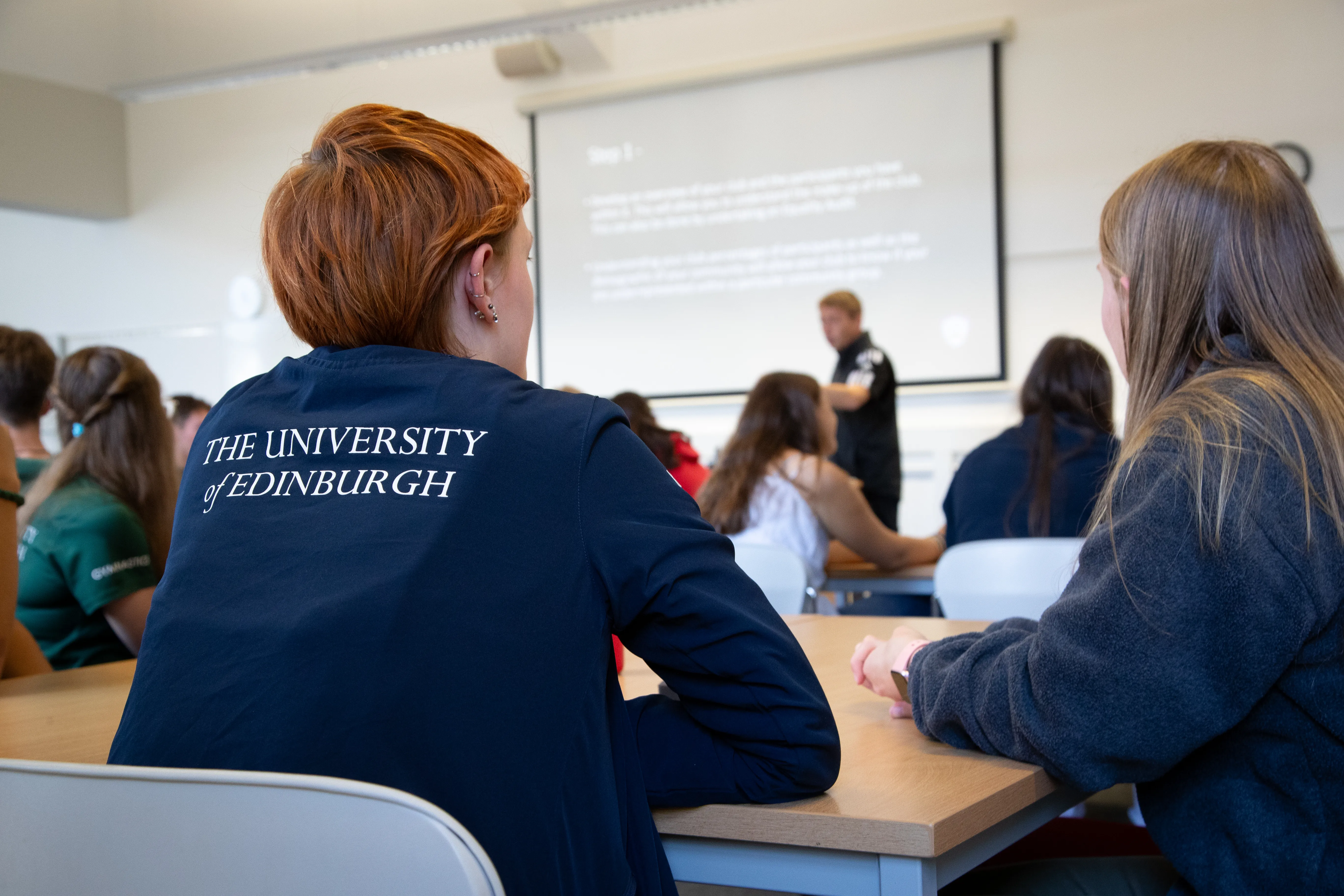 Students in a workshop at Club conference