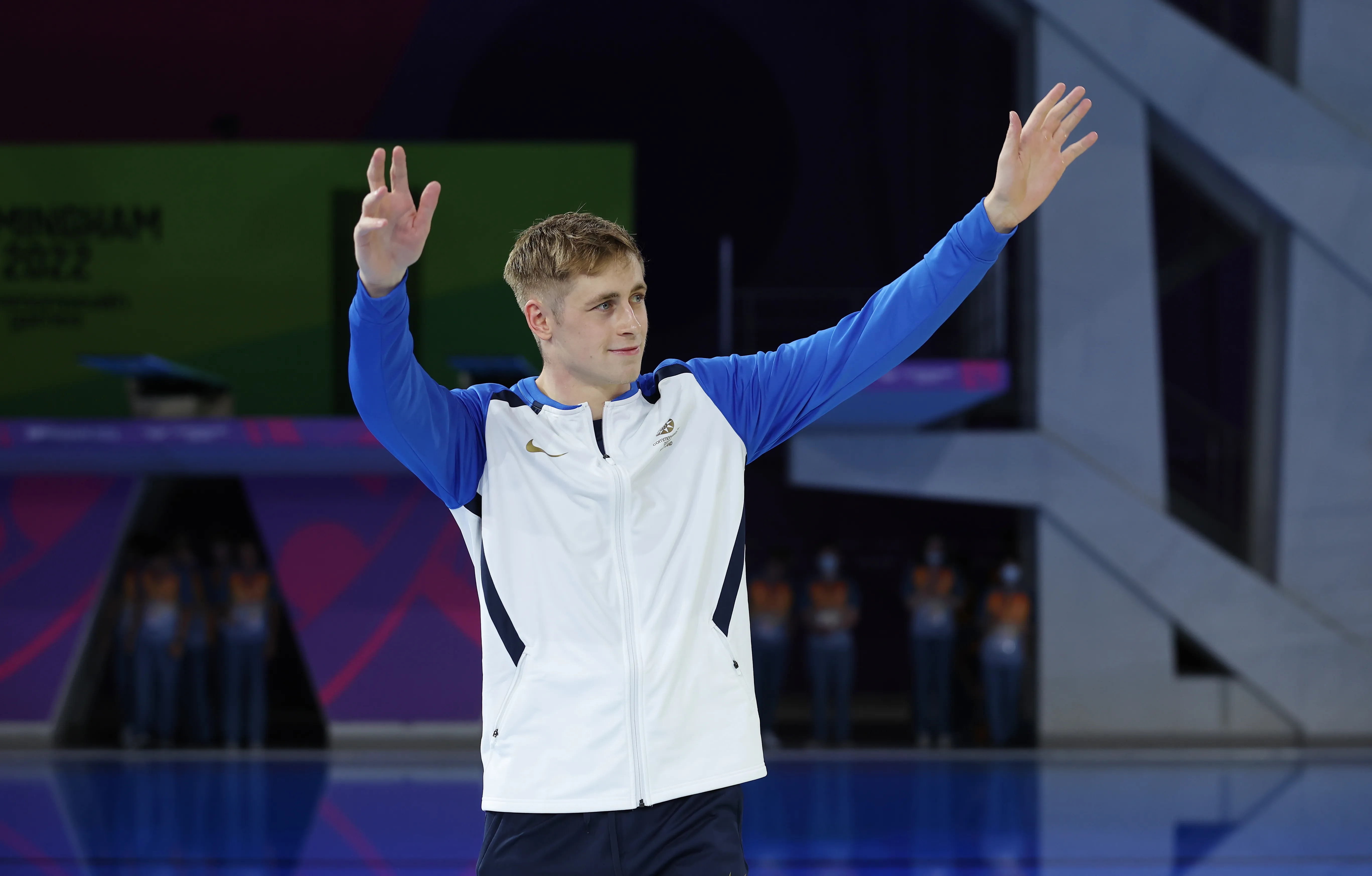 Stephen Clegg with Medal