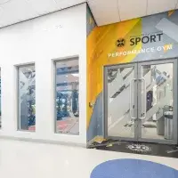 Performance gym doors