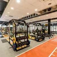 Different sets of weights in University gym