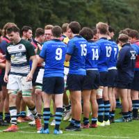 Scottish Varsity 2023 - EURFC players in line up with St Andrews players 