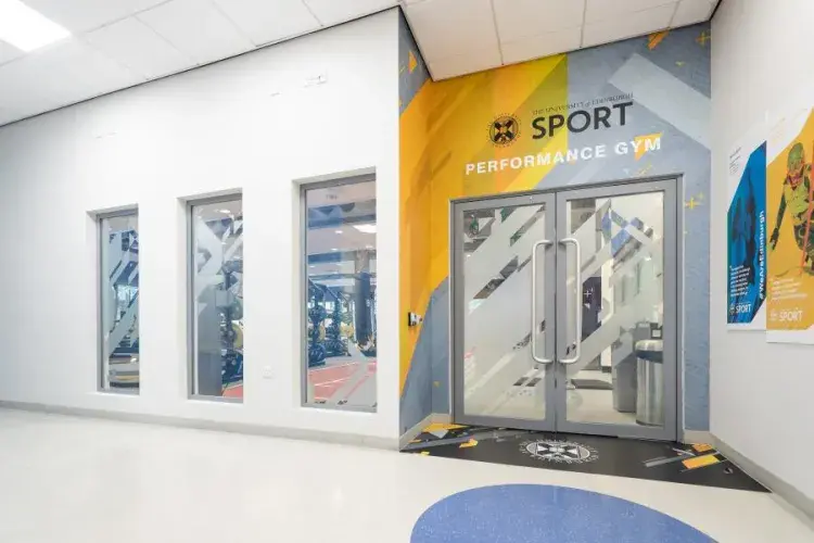 Performance gym doors