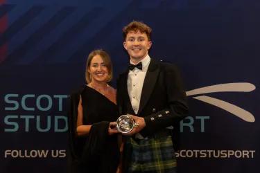 archie Goodburn receiving award