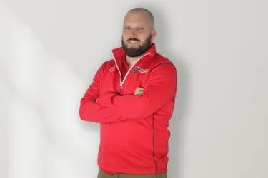 Image of swimming coach mat trodden