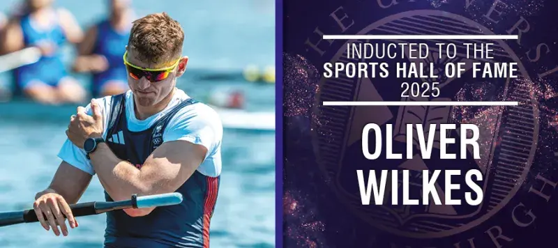 Image of Oliver Wilkes with text reading Hall of Fame 2025