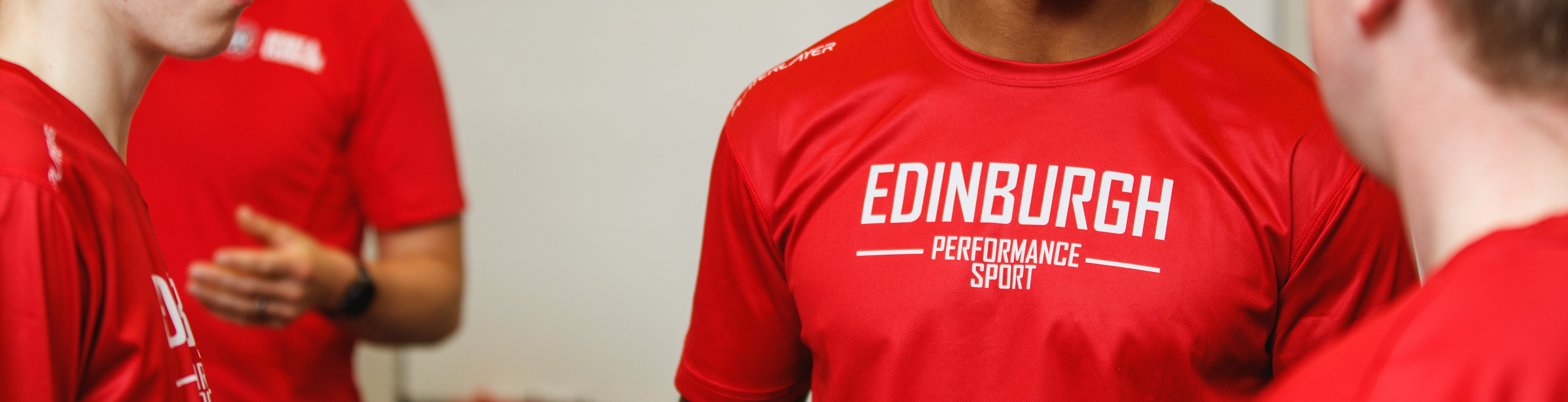 Image of red performance sport shirt
