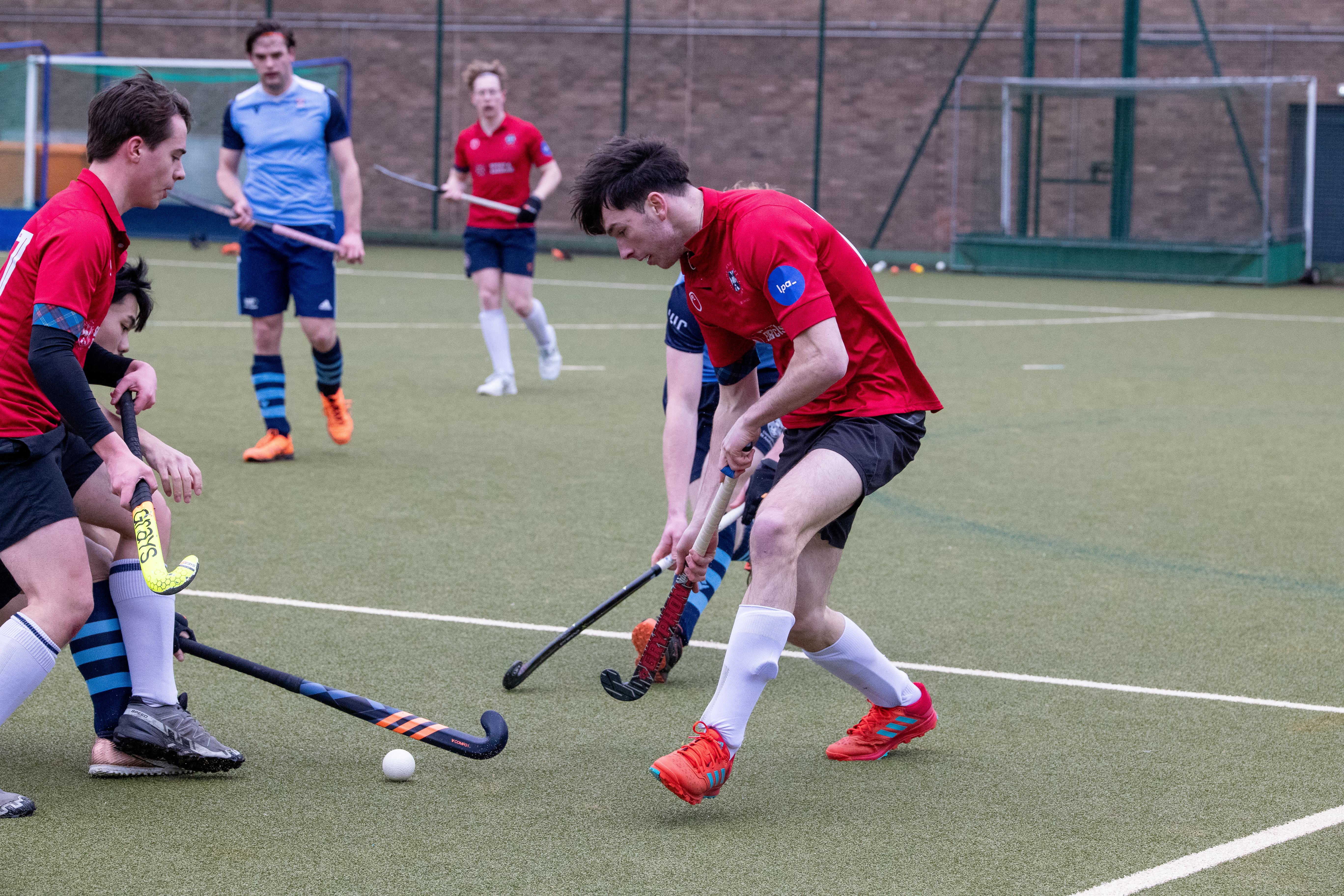 Image of hockey player dribbling ball