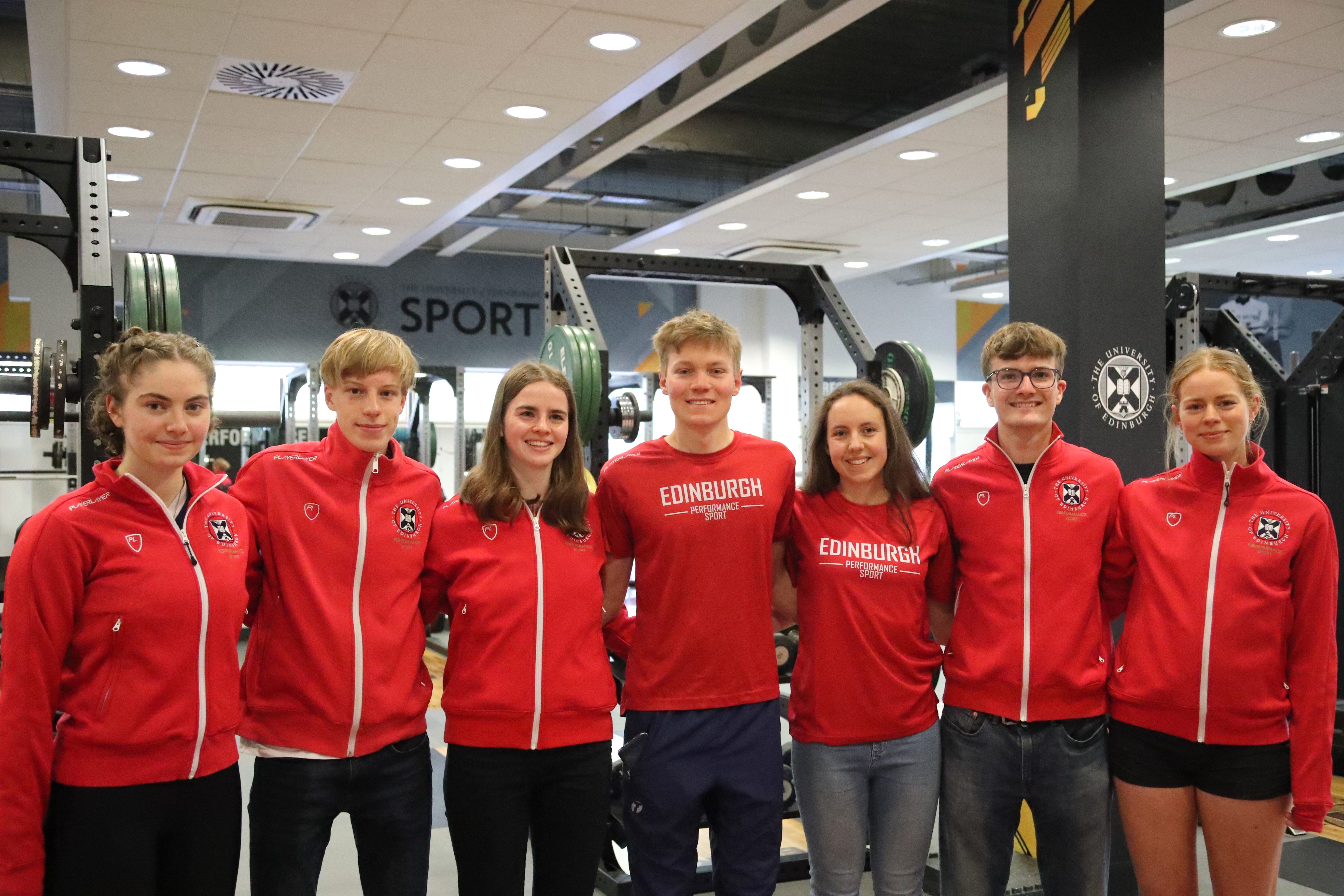 Image of team selected for the Orienteering world uni championships