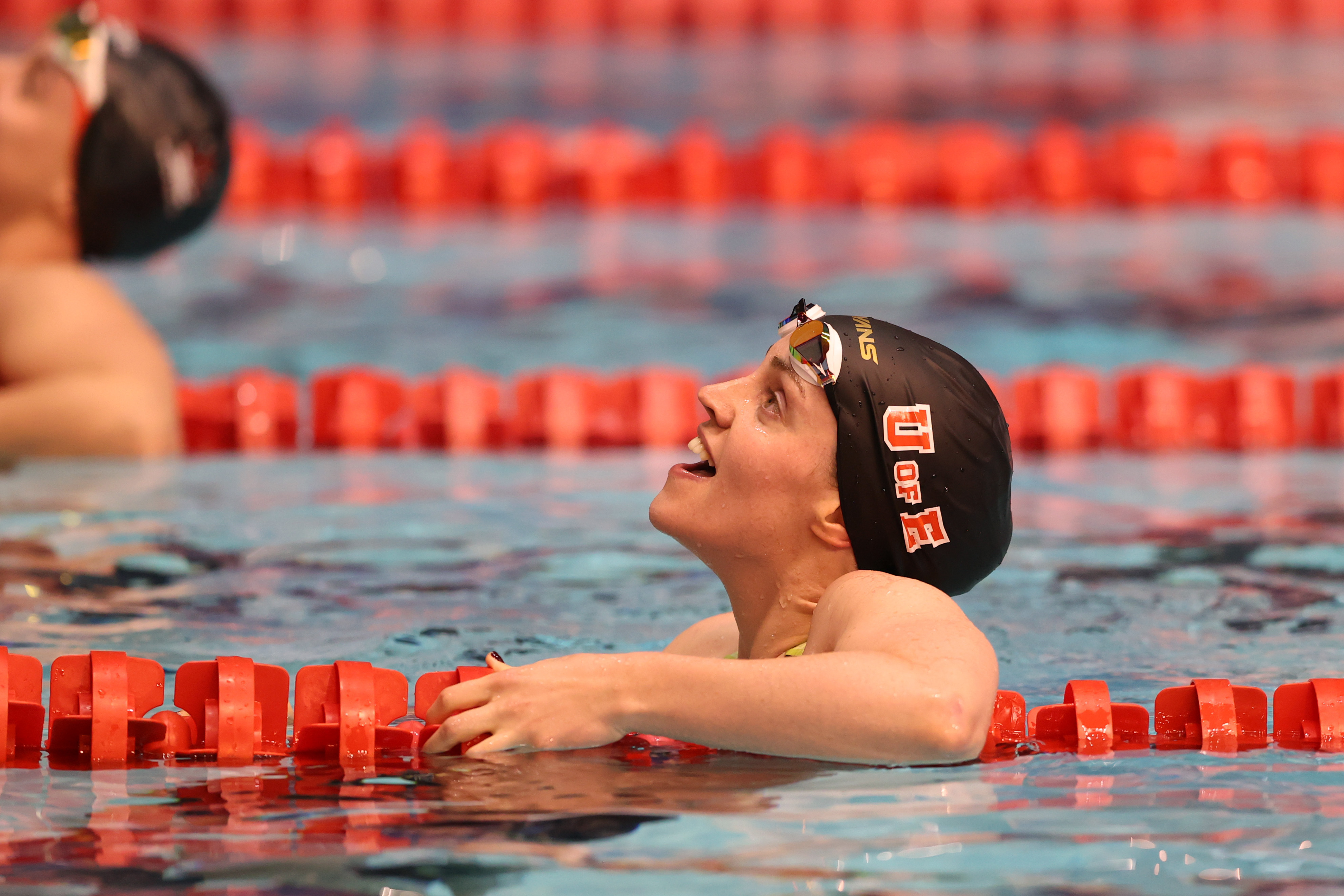 Kara Hanlon in the pool