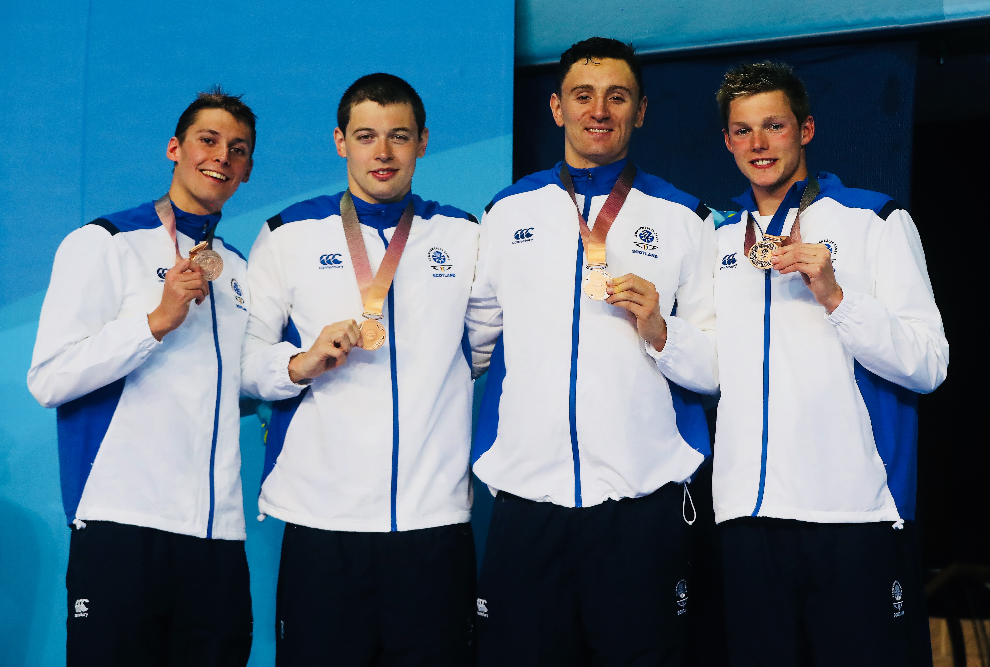 Jack Thorpe with Commonwealth Medal